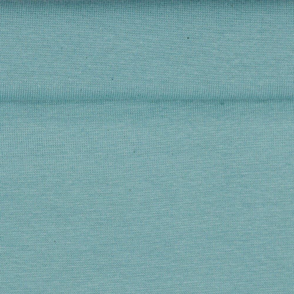 Dark Aqua Cotton Oeko-Tex Rib Knit