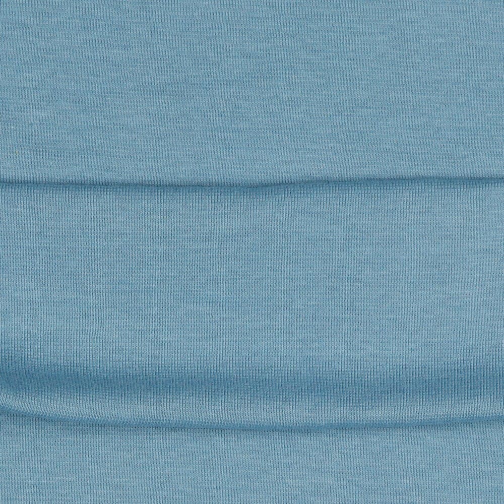 Blue Shadow Cotton Oeko-Tex Rib Knit
