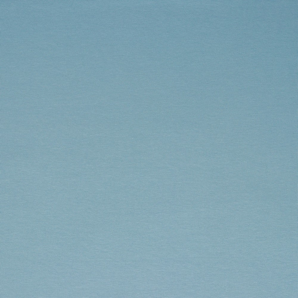 Blue Shadow Cotton Oeko-Tex Rib Knit