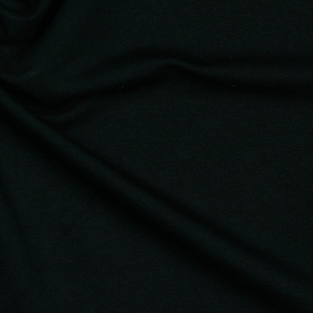 Solid Cotton Oeko-Tex French Terry - Noir