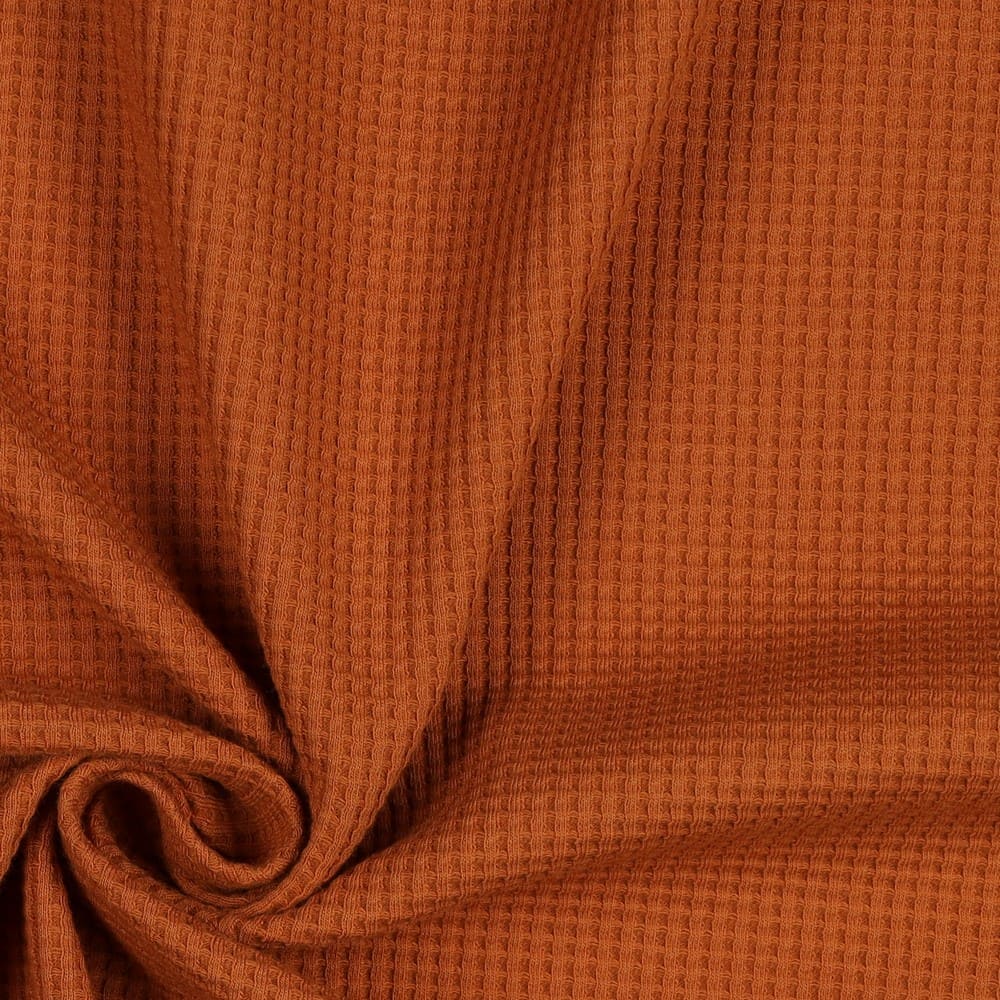 Okeo-Tex Waffle Knit - Spice