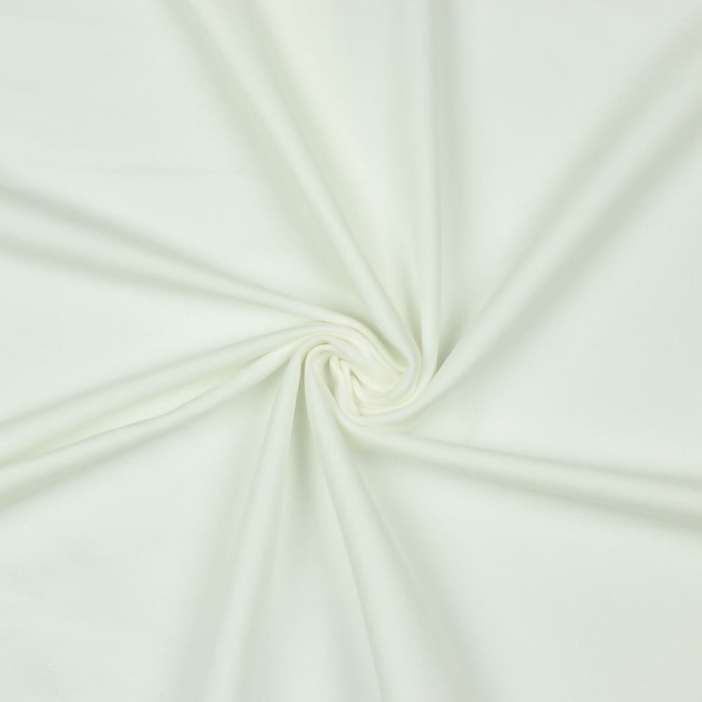 Solid Cotton Oeko-Tex Euro Soft Sweat - Ecru