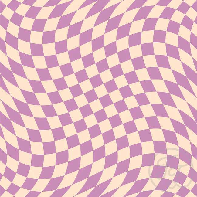 Wavy Checker Purple