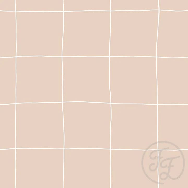 Checked Soft Peach