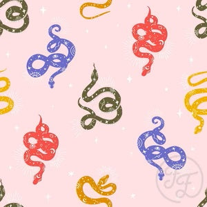 Snakes in Pale Pink