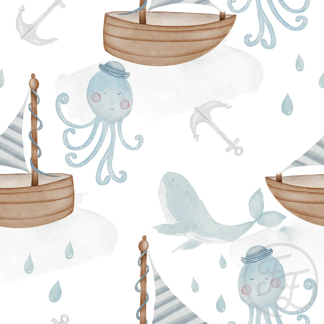 Ocean Life Family Fabrics
