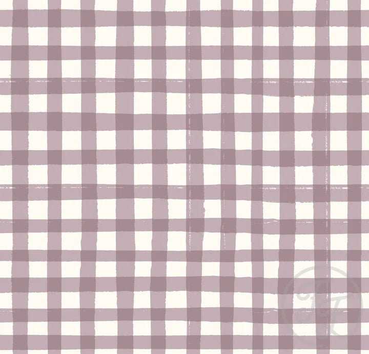 Picnic Gingham Lavender Purple