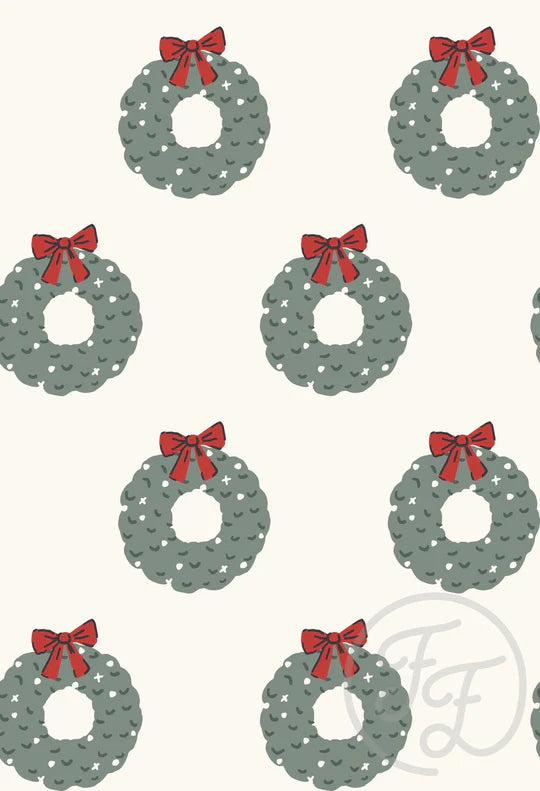 Xmas Wreath Green