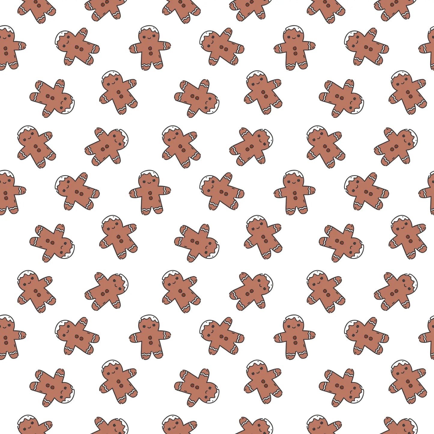Jolly Gingerbread Off White