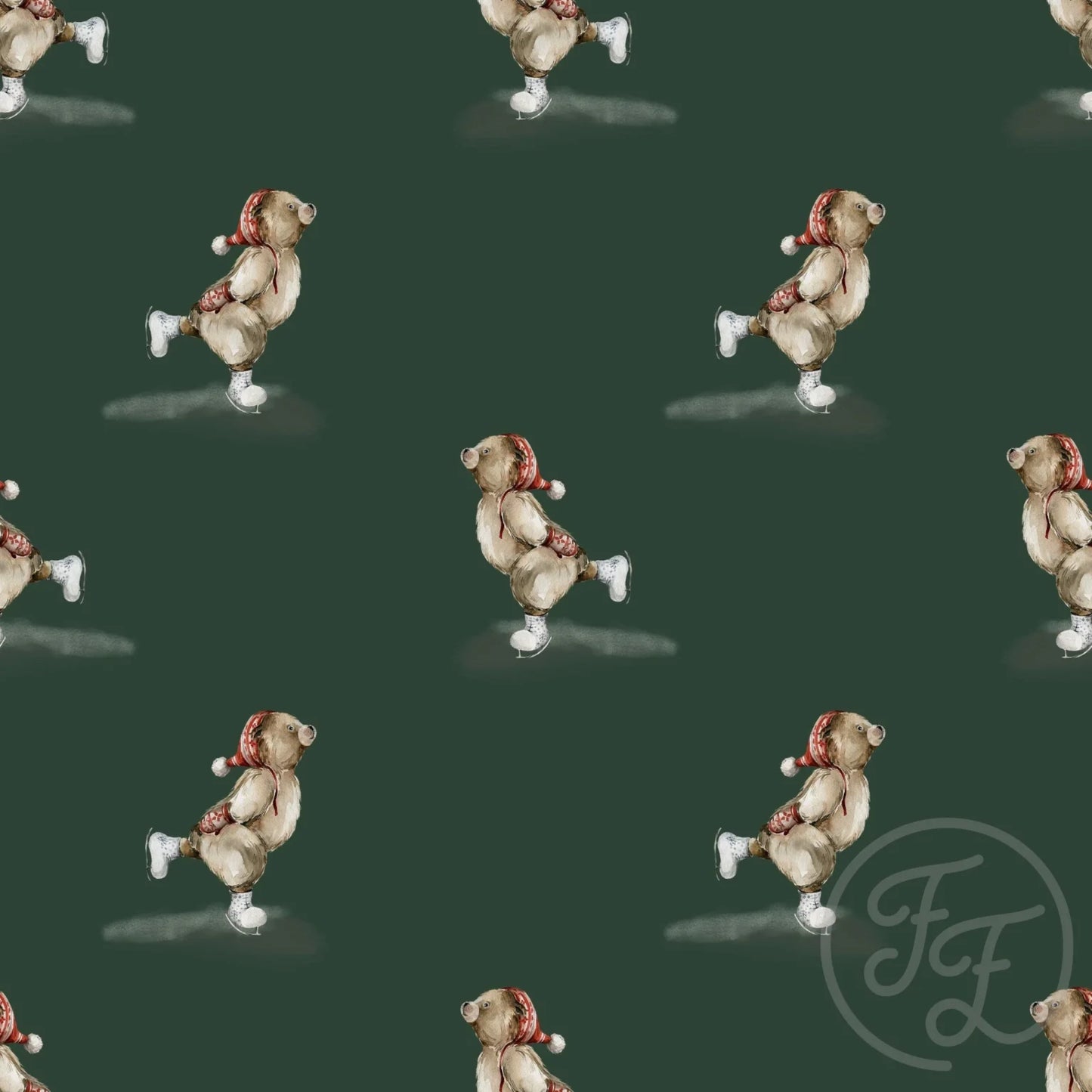 Skating Bears Wintergreen