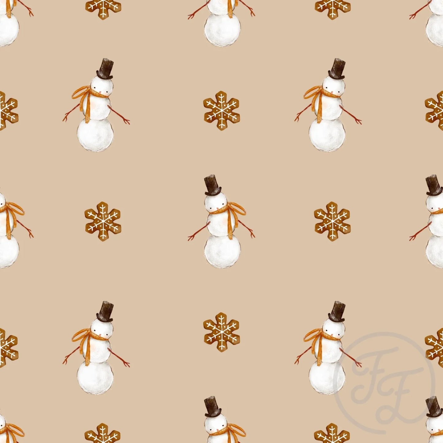 Frosty Snowman Almond