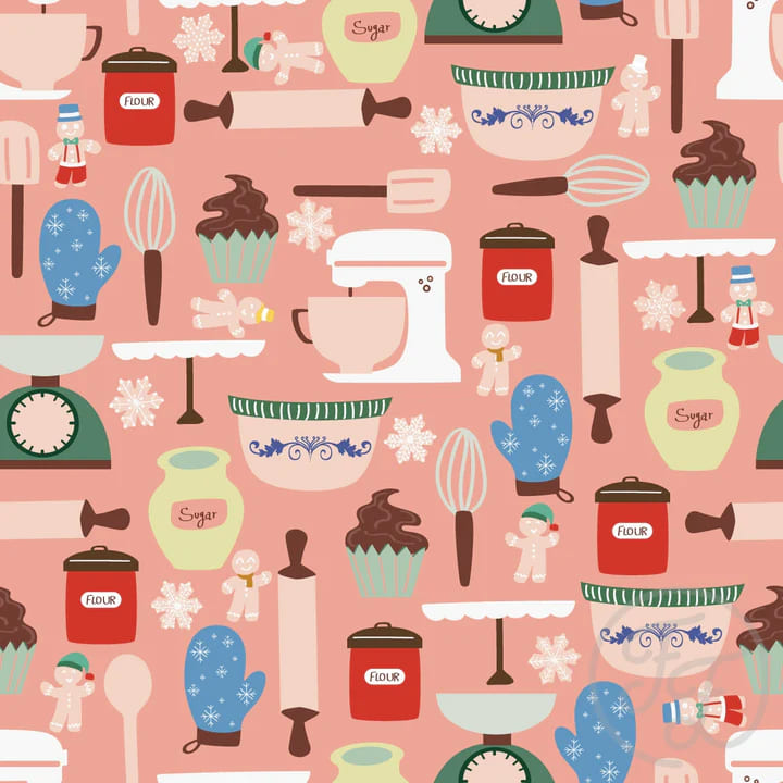 Baking In Peachy Pink