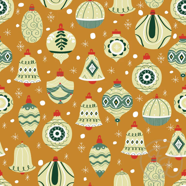 Bella And Baubles In Dull Orange