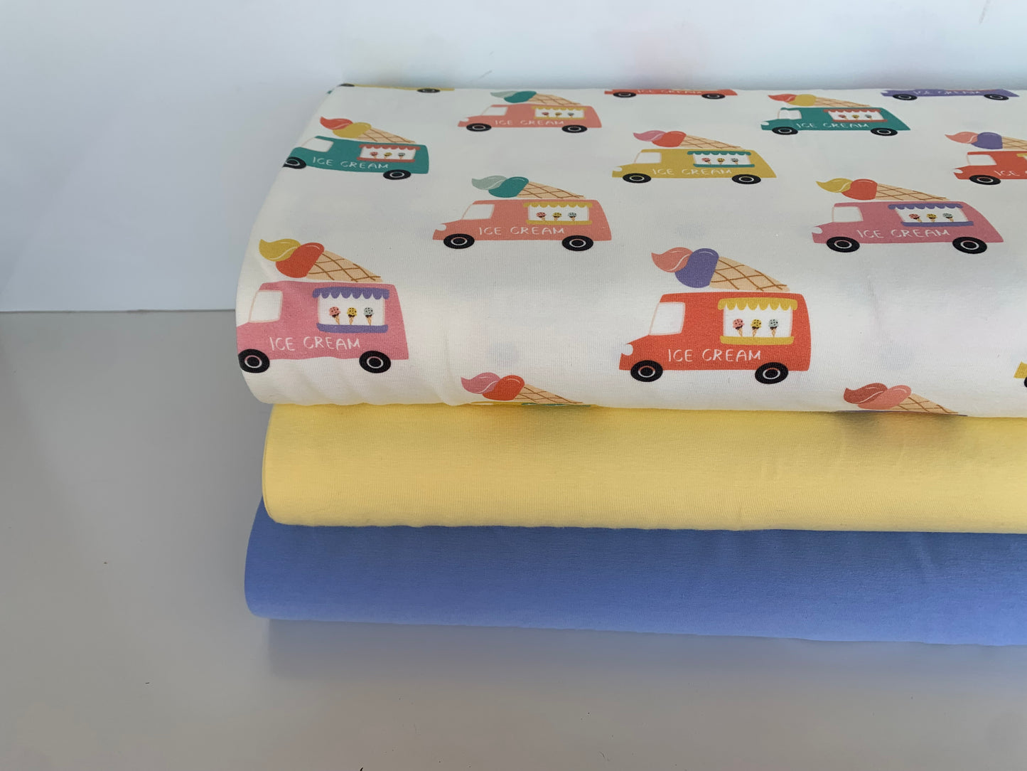 Ice Cream Truck in Vista White Organic Jersey Knit