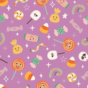 Halloween Candies in Dusty Lavender