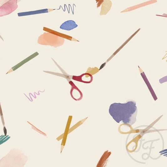 School Tools Organic Jersey Knit