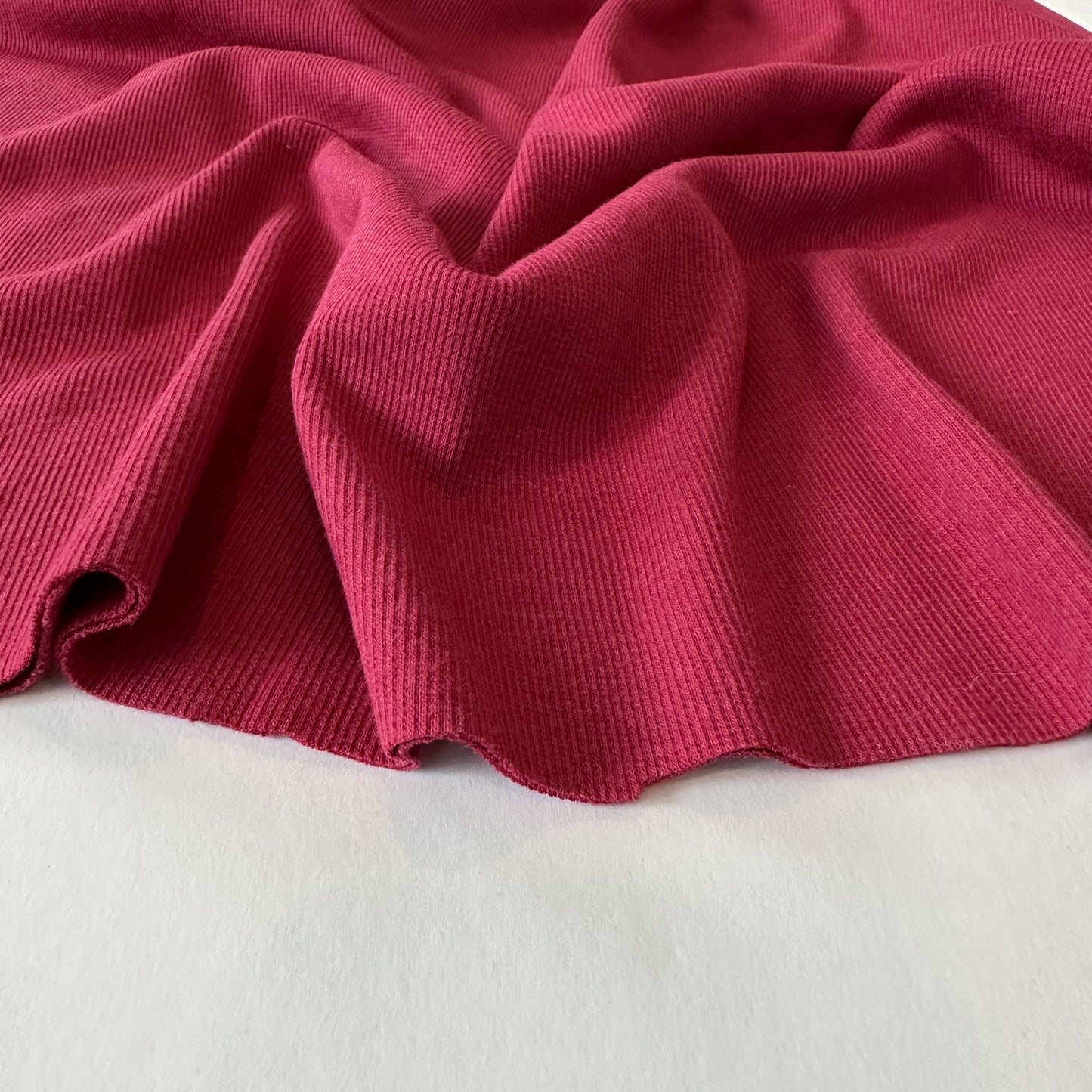 Raspberry Ribbing 2x2 Bamboo Cotton