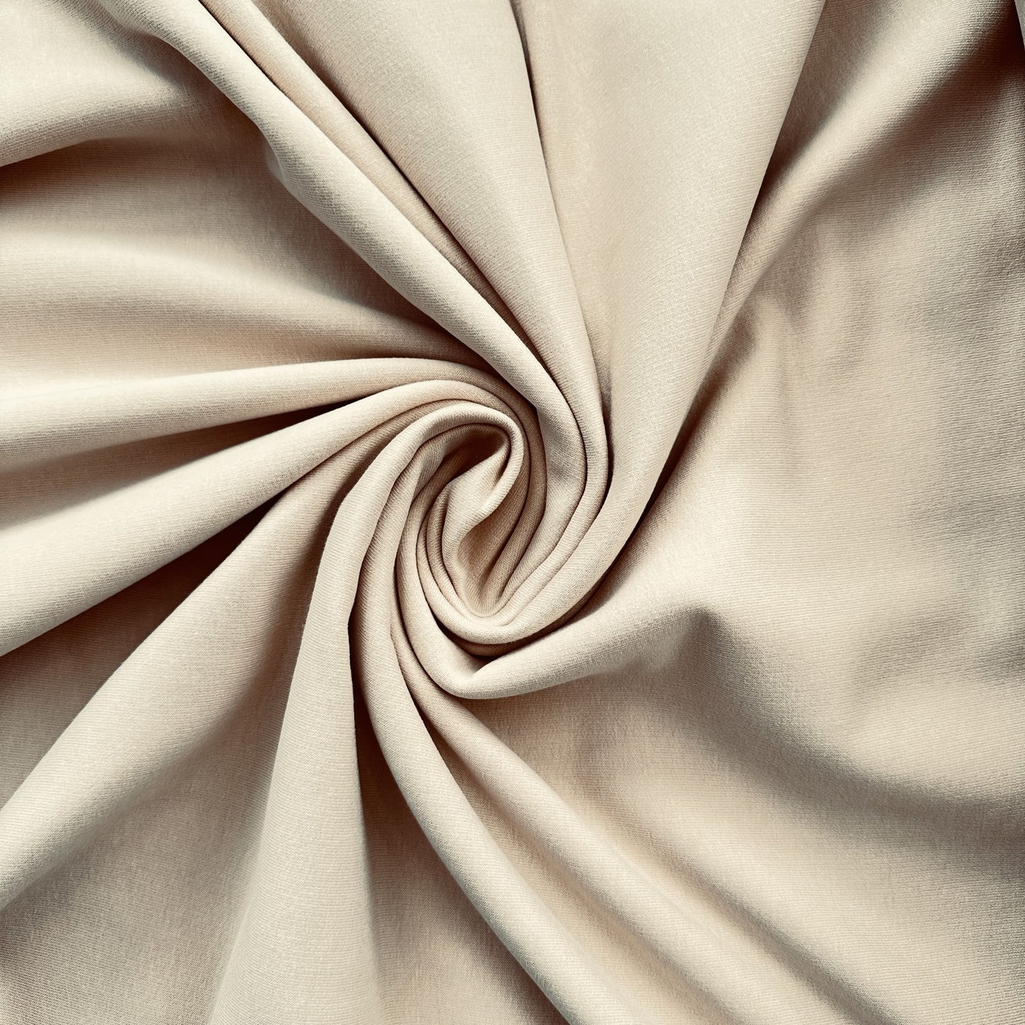Solid Cotton Oeko-Tex Euro Soft Sweat - Champagne