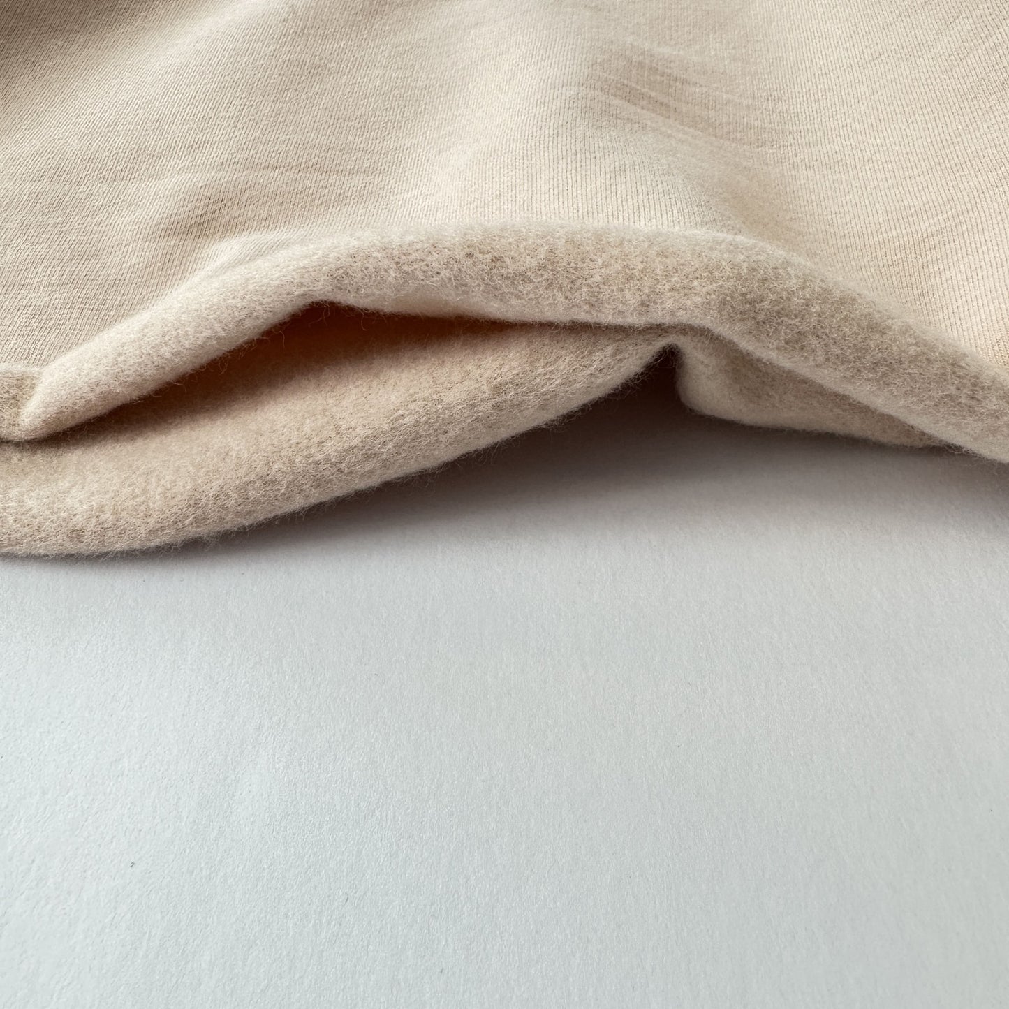Solid Cotton Oeko-Tex Euro Soft Sweat - Champagne