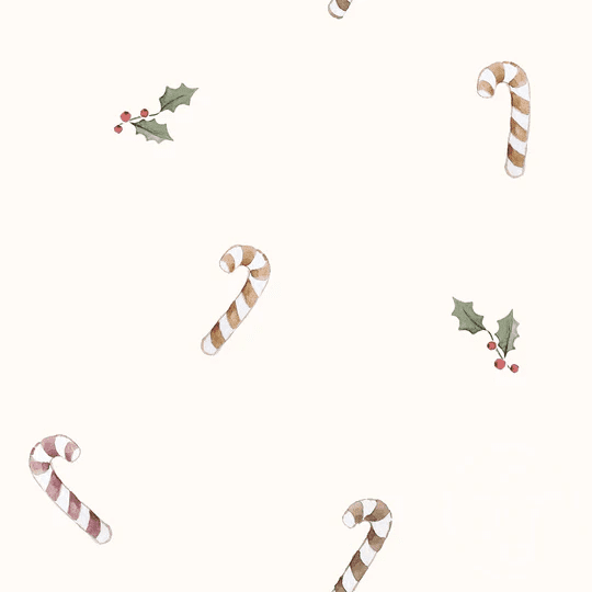 Candy Cane Organic Rib Knit