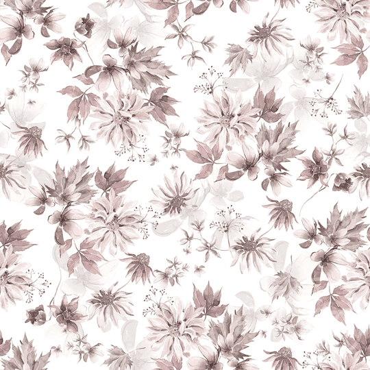 Winter Botanical Off White