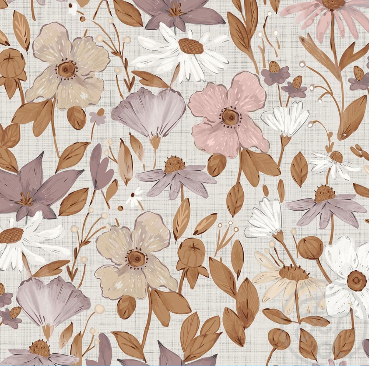 Rebecca Floral, Rib Knit OEKO-Tex Certified