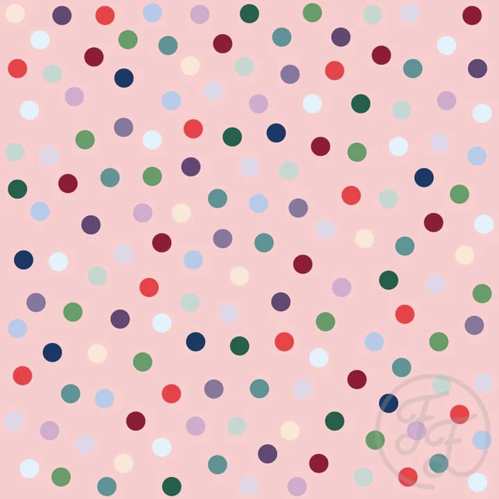 Polka Dot In Light Rose