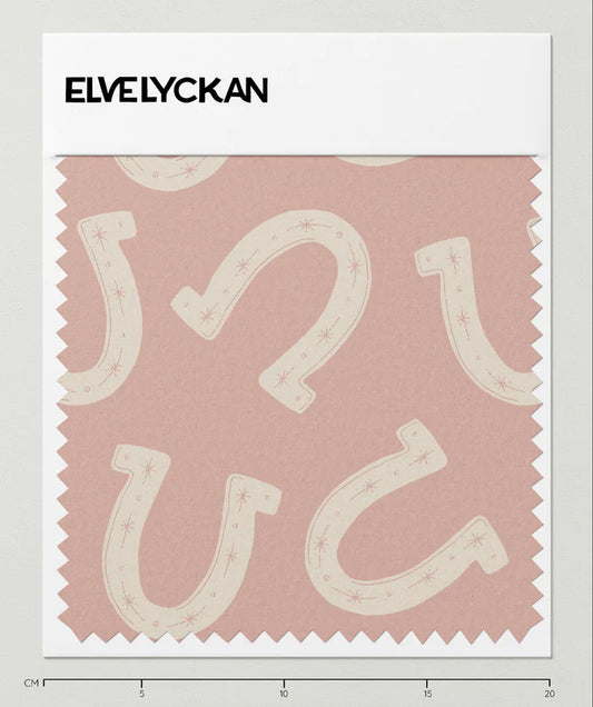 Horse Shoe  - Dusty Pink Organic Jersey Knit