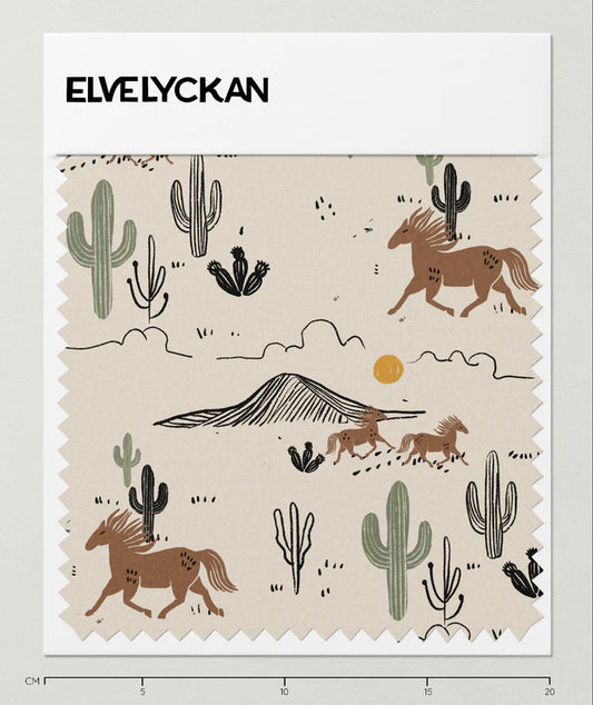 Wild West  - Creme Organic Jersey Knit