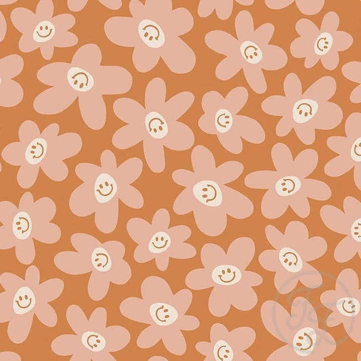 Smiling Flowers Orange