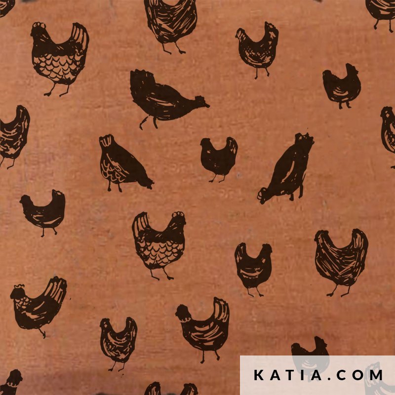 Chicken Cotton Muslin Crinkle