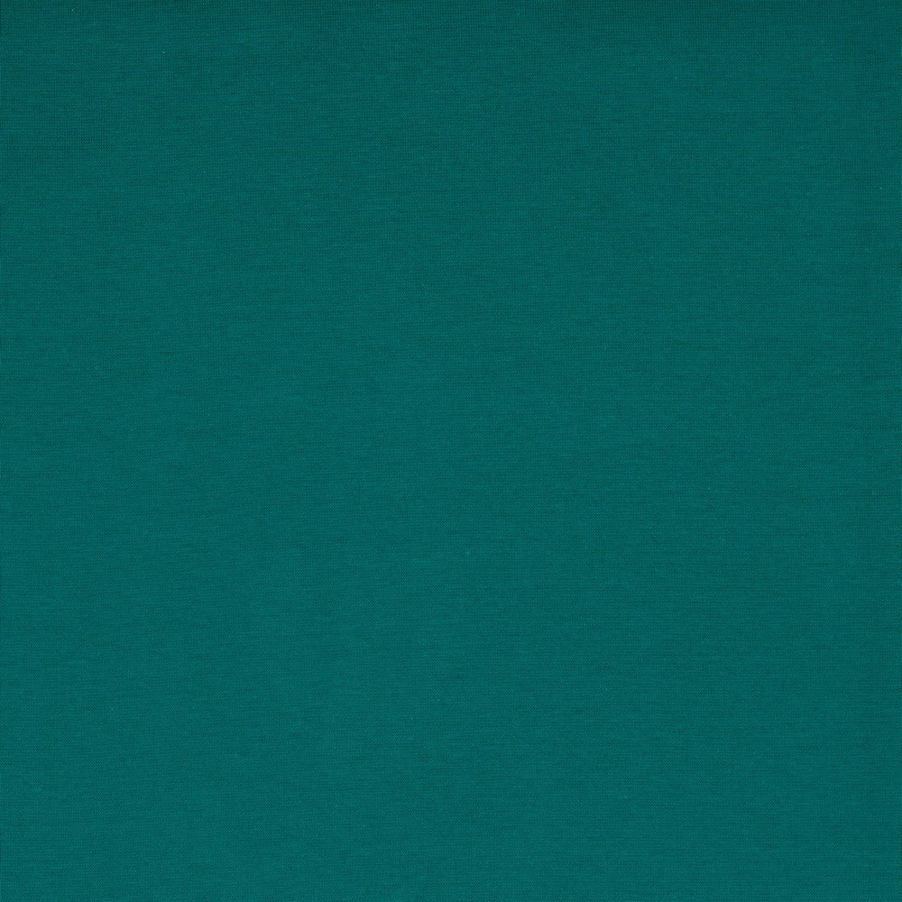 Teal Cotton Oeko-Tex Rib Knit