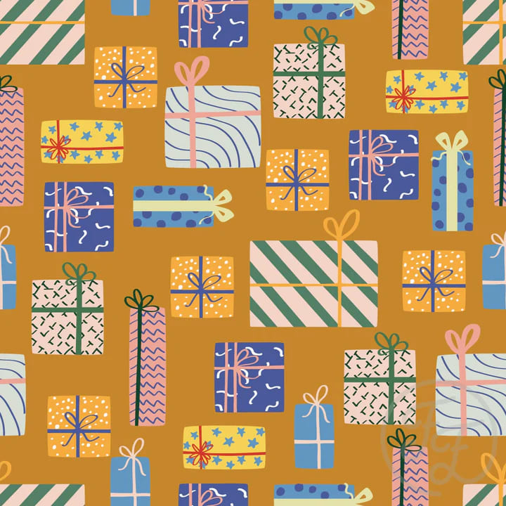 Presents In Dull Orange