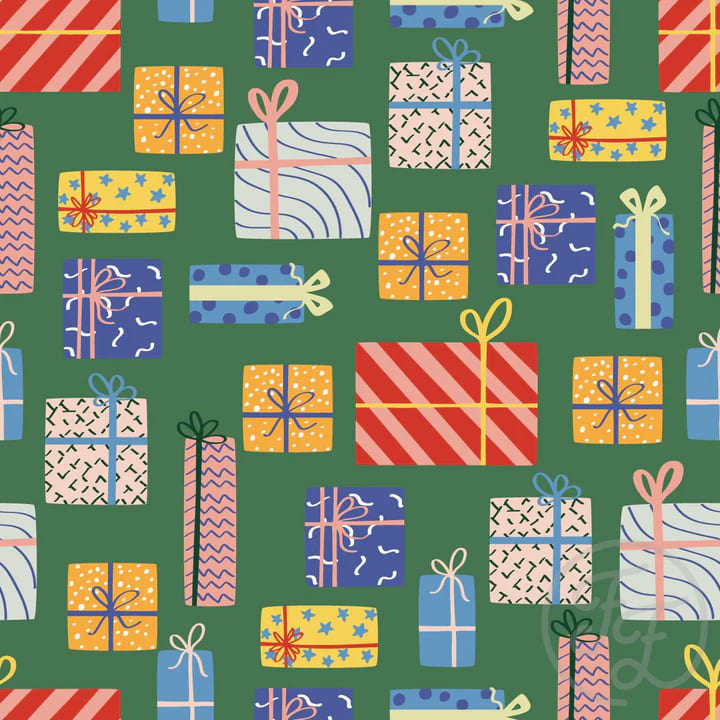 Presents In Tealish Green