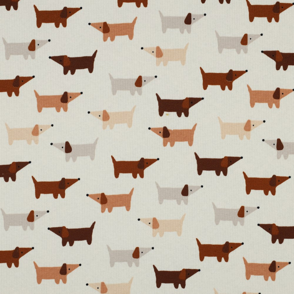 Ribbed Jersey Dogs - Natural GOTS Certified Organic