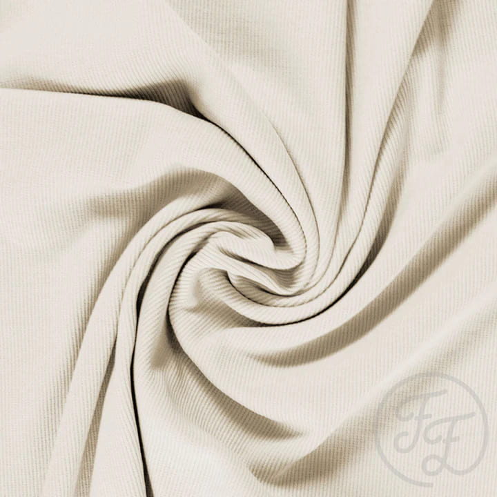Pearl White Uni Baby Rib