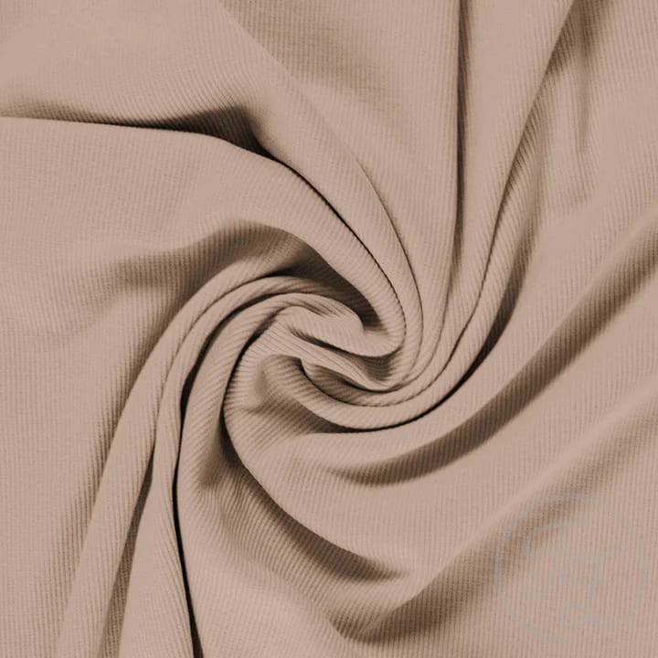 Simply Taupe Uni Baby Rib