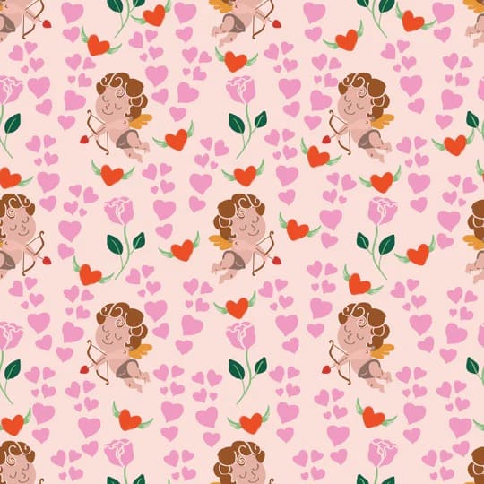 Cherubs In Misty Rose