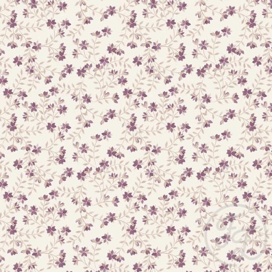 Fleur De Vigne Beige Purple