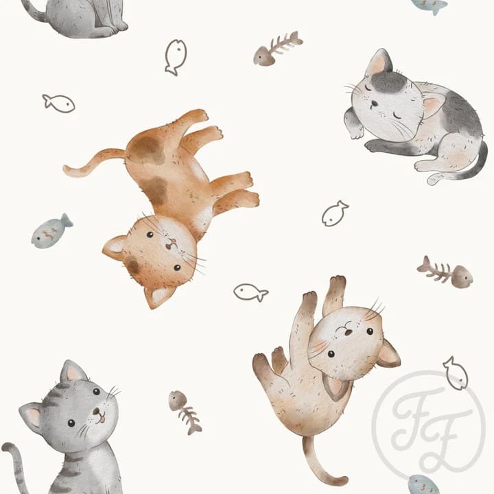 Cats Off White