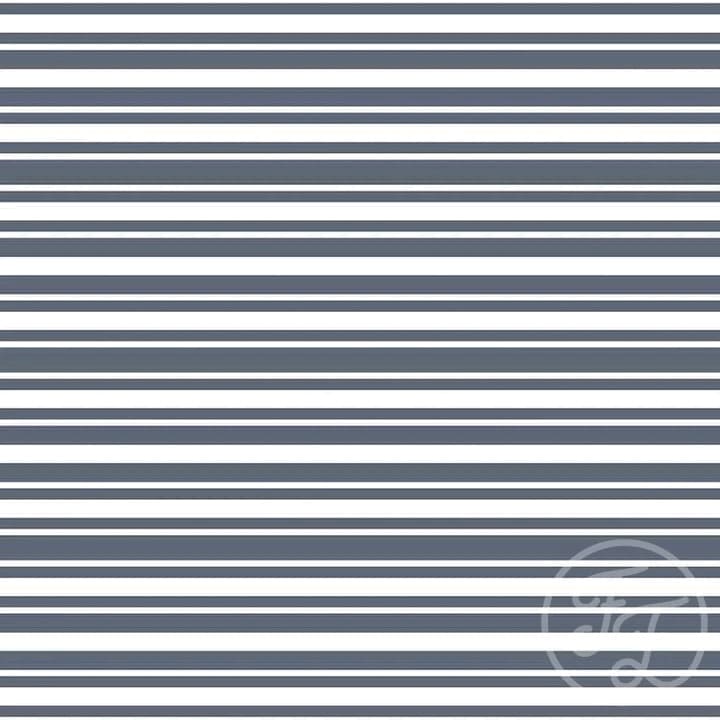 Horizontal Stripes Navy Blue