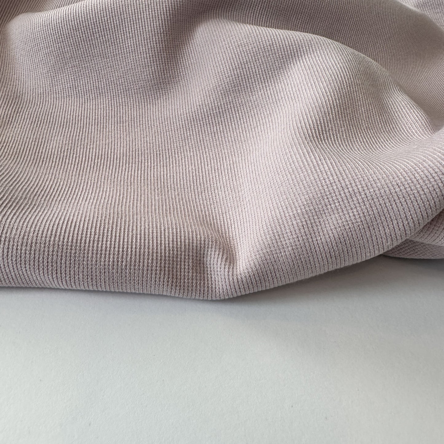 Lavender Ribbing 2x2 Bamboo Cotton