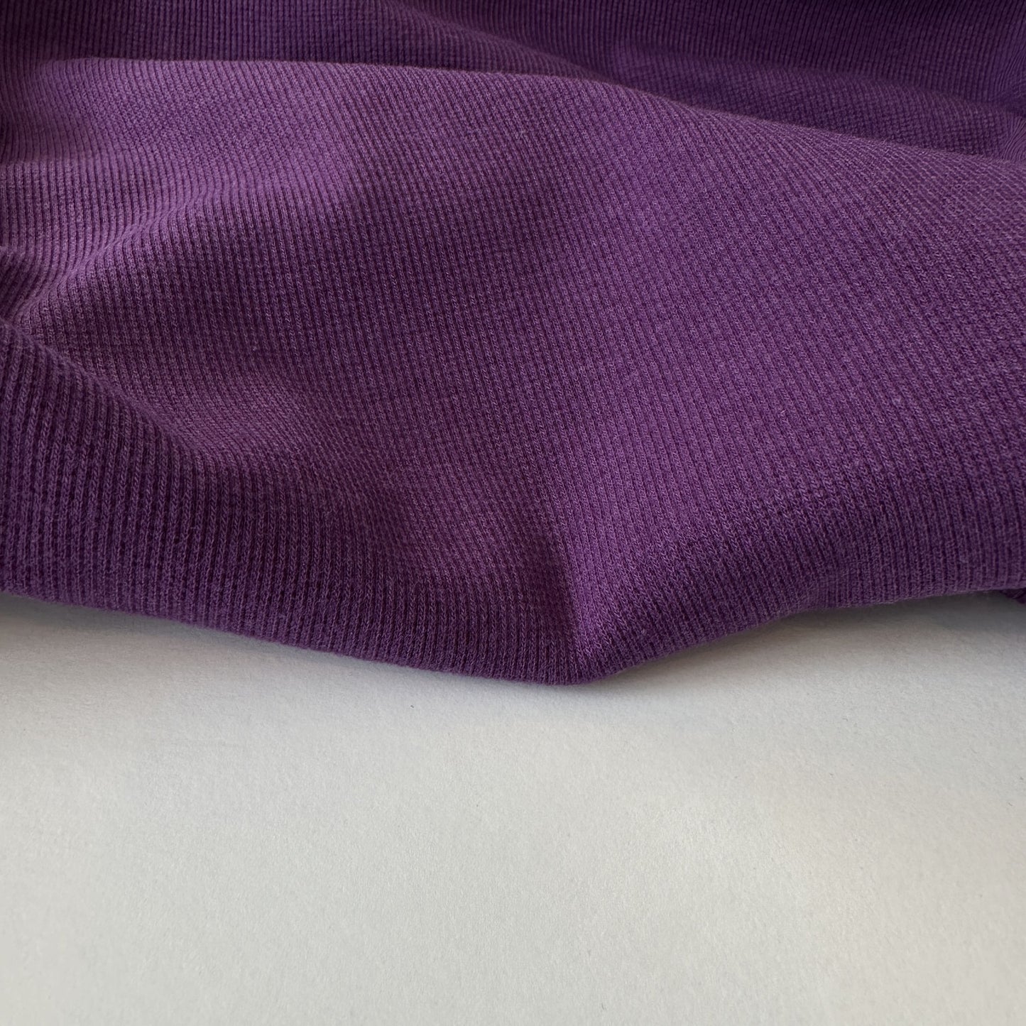 Boysenberry Ribbing 2x2 Bamboo Cotton