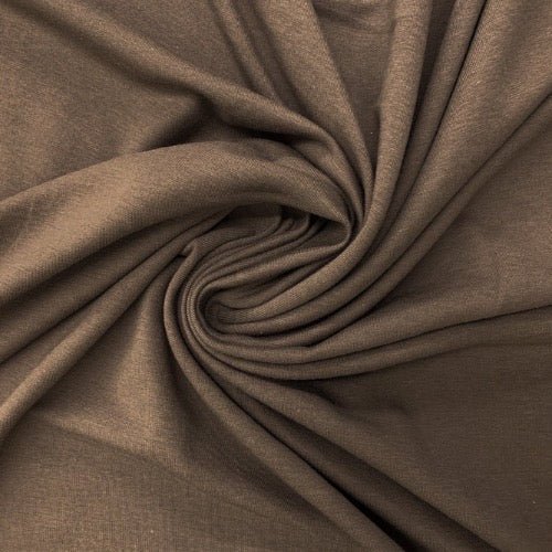 Bamboo Jersey Knit - Americano - Fabric - Bibs And Boots Fabric