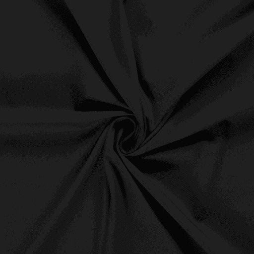 Bamboo Jersey Knit - Black - Fabric - Bibs And Boots Fabric