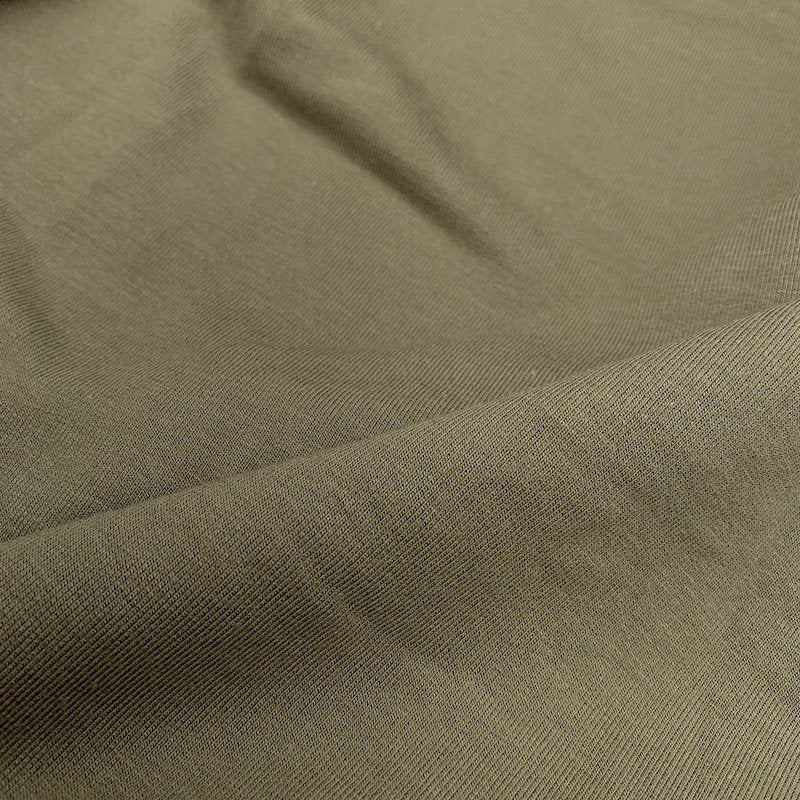 Bamboo Jersey Knit - Olive - Fabric - Bibs And Boots Fabric