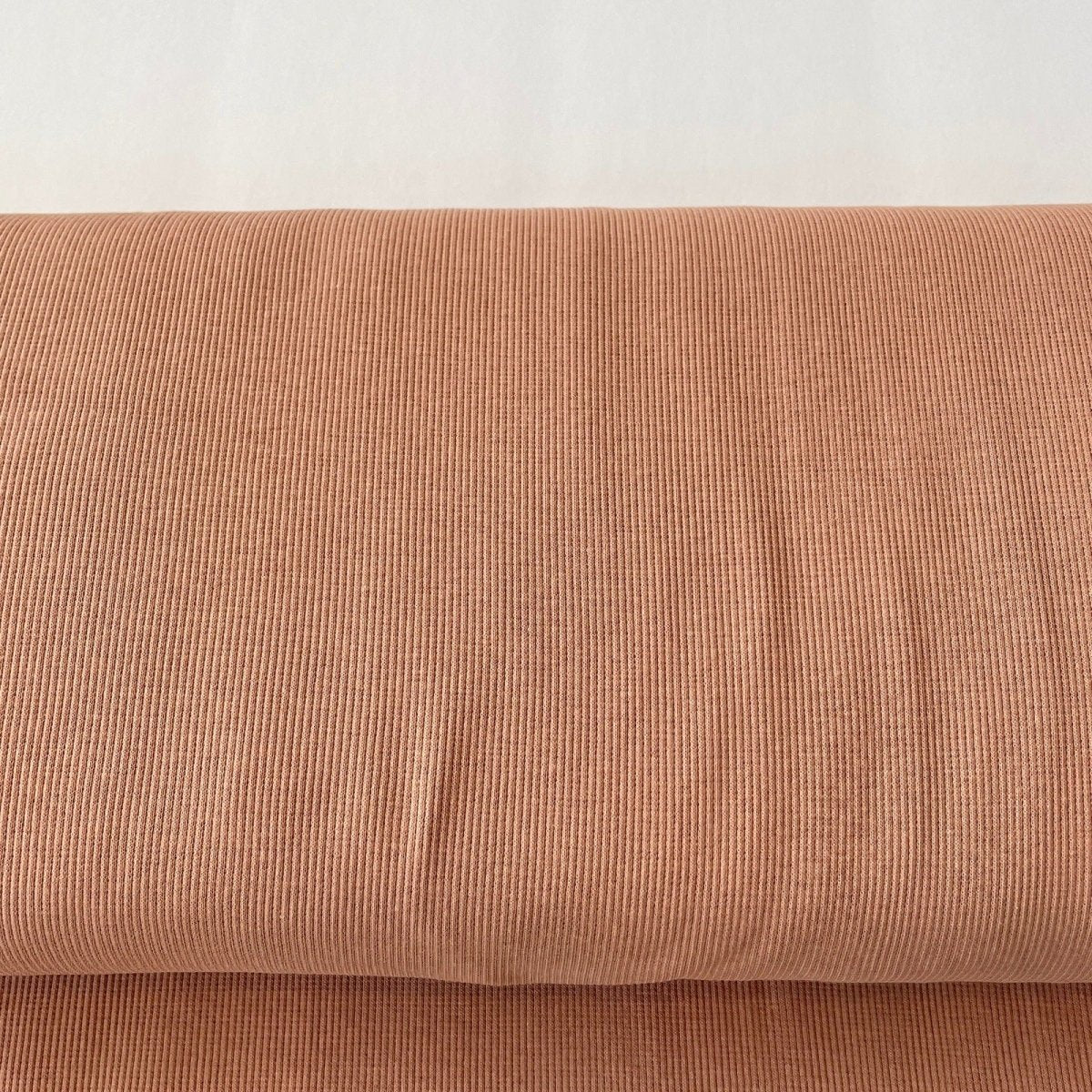 Camel Rib Knit, Family Fabrics - fabric - Bibs And Boots Fabric