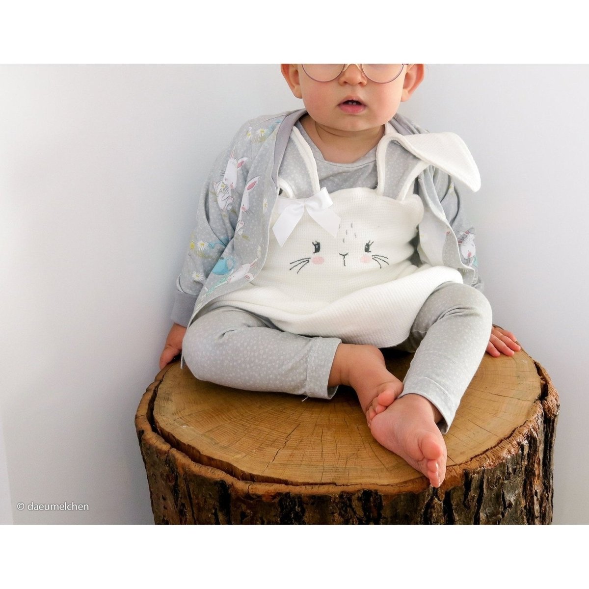 Clarissa Organic Waffle Jersey by Swafing - White - Fabric - Bibs And Boots Fabric