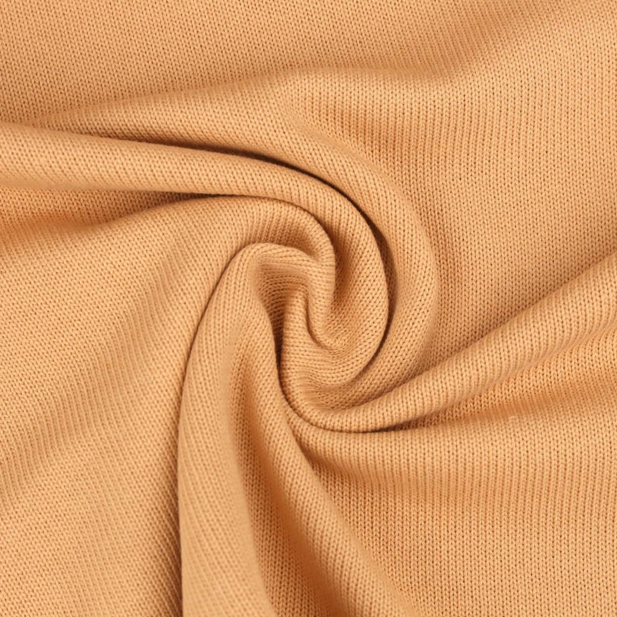 Cotton Sweater Knit - Creamsicle by Alles-Fuer-Selbermacher - Fabric - Bibs And Boots Fabric