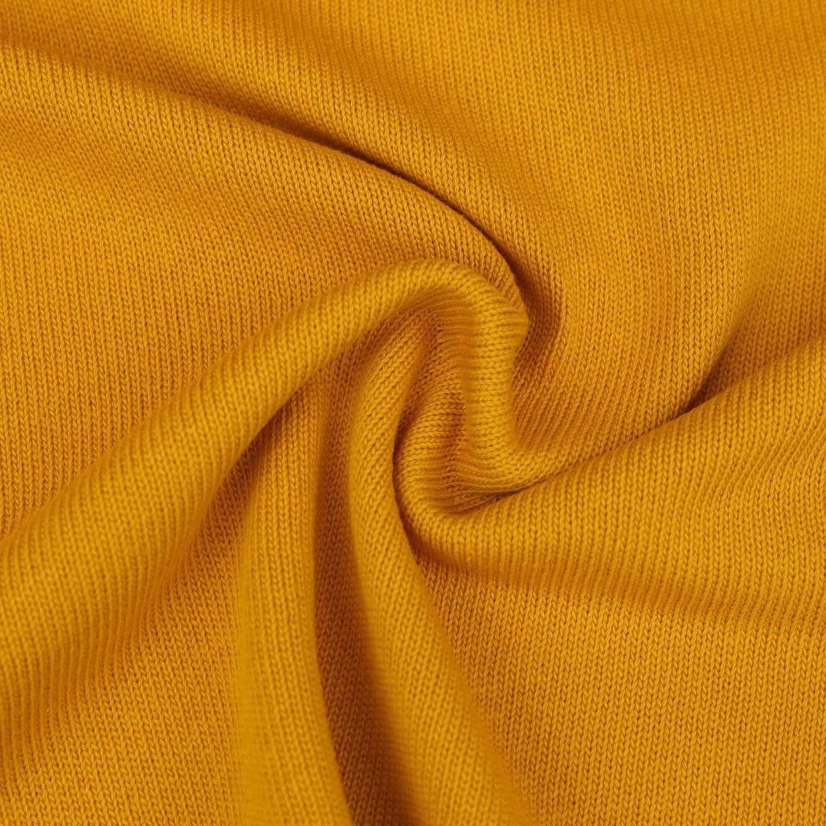 Cotton Sweater Knit - Dry Mustard Yellow by Alles-Fuer-Selbermacher - Fabric - Bibs And Boots Fabric